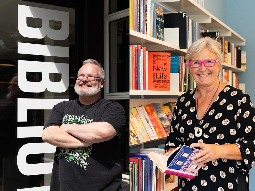 Bibliotekarerne Jan og Gitte